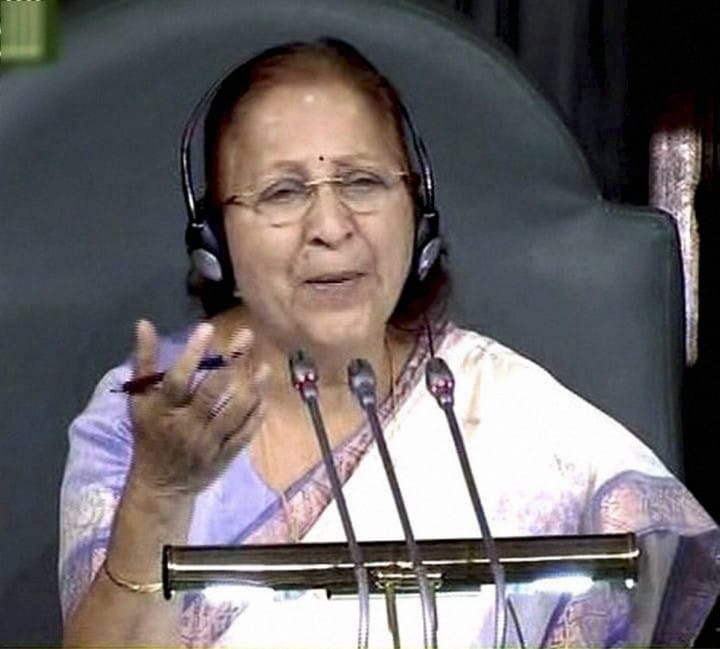 Godse' no longer an unparliamentary word - Sumitra Mahajan